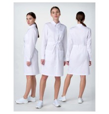 Халат женский Сансара-001 (тк.Смесовая,160) MedLine, белый