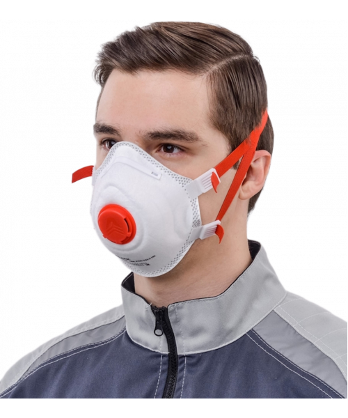 Респиратор чашеобразный DSK PRO 5512 НК с клапаном, FFP3 (10 шт)