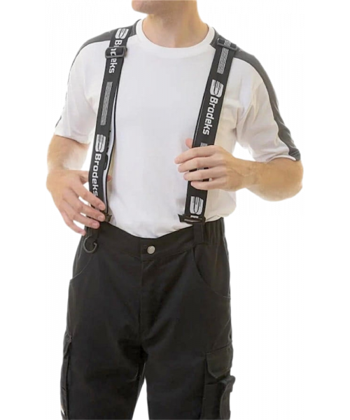 Подтяжки Brodeks КМ108, чёрный
