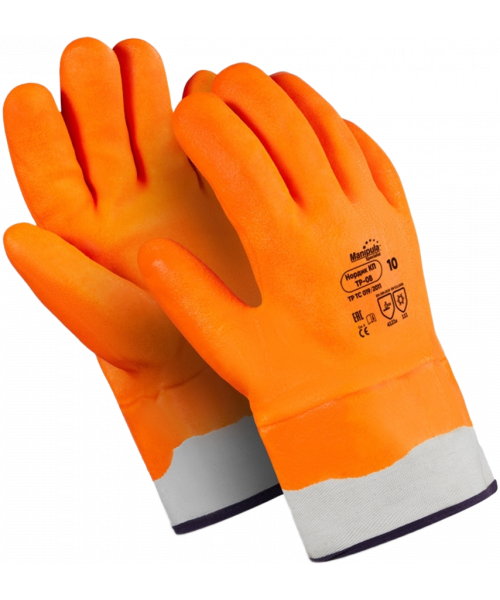 Перчатки Manipula Specialist® Нордик КП (джерси+пенополиуретан+ПВХ), ТР-08/WG-785