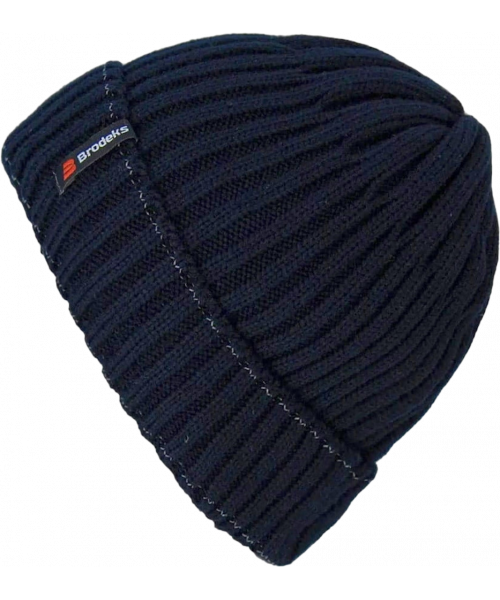 Шапка Brodeks fleece lining, тёмно-синий