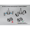 Комплект для защиты дыхания Respik® H800 А1В1Е1К1P2 R