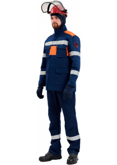 Костюм летний мужской Энергия-Б (35,2 кал.), тёмно-синий, оранжевый