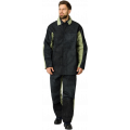 Костюм сварщика мужской комбинированный 2 кл. защиты (тк.Брезент,550/Спилок S=2,3), чёрный, бежевый