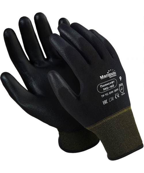 Перчатки Manipula Specialist® Полисофт (полиэфир+полиуретан), MG-165