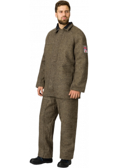 Костюм зимний суконный ОП (тк.Сукно,680), коричневый