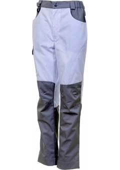 Брюки летние женские Brodeks KS328, белый, серый