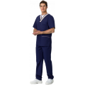 Костюм мужской MedLine Марк (тк.Смесовая,120), тёмно-синий, бежевый