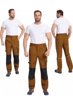 Брюки мужские ProfLineSpecialist (тк.Рип-Стоп,240), коричневый, чёрный