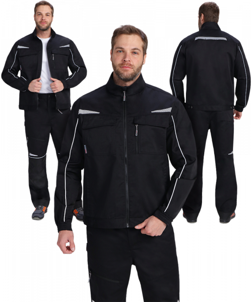 Куртка мужская ProfLineSpecialist (тк.Смесовая,240), чёрный
