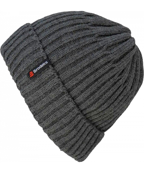 Шапка Brodeks fleece lining, тёмно-серый