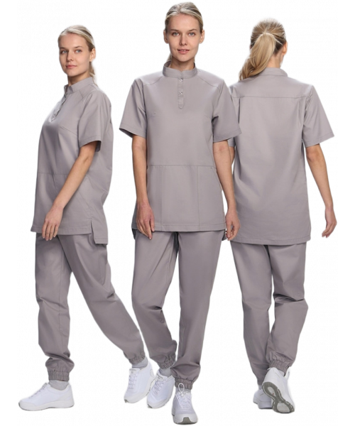 Костюм женский MedLine Ева (тк.Смесовая,145), светло-серый