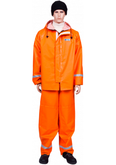 Костюм рыбака демисезонный Fisherman`s WPL (500 гр/м2) оранжевый