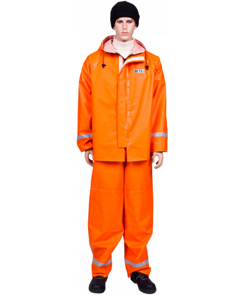 Костюм рыбака демисезонный Fisherman`s WPL (500 гр/м2) оранжевый