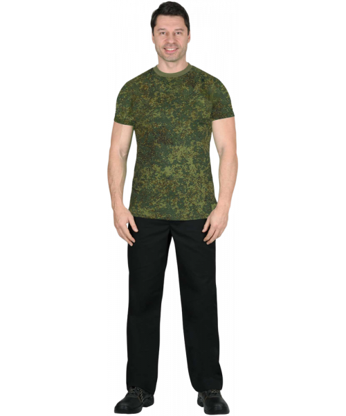 Футболка КМФ Цифра зелёная 160 гр/м2