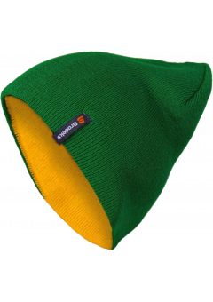 Шапка Brodeks Light Bicolor, зёленый, жёлтый
