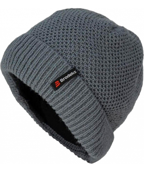 Шапка Brodeks fleece warming, серый