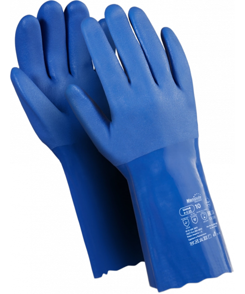 Перчатки Manipula Specialist® Шельф (интерлок+ПВХ 1,9мм), P-T-23/CG-981