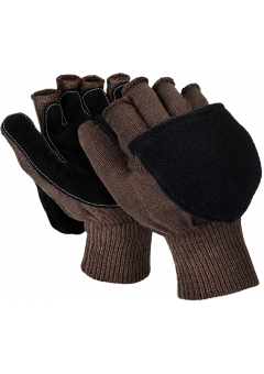 Перчатки-варежки зимний Manipula Specialist® Эвены (шерсть, акрил+спилок), WG-795