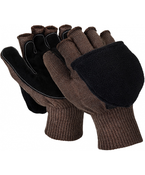 Перчатки-варежки зимний Manipula Specialist® Эвены (шерсть, акрил+спилок), WG-795