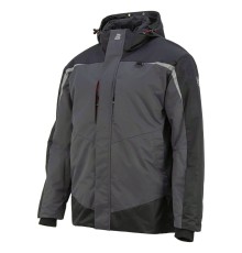 Куртка зимняя рабочая Brodeks KW 231, цвет серый, чёрный