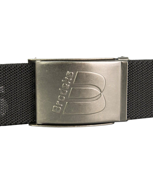 Ремень Brodeks KM128 + стрейч, чёрный, длина 140 см