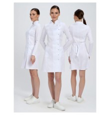 Халат женский Алина (тк.Сатори,150), белый