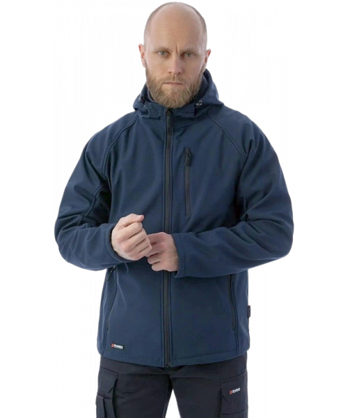 Куртка летняя мужская Софтшелл Brodeks KS232, синий