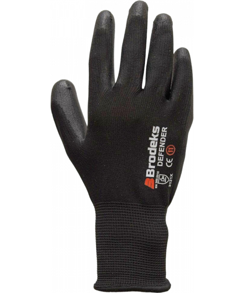 Перчатки Brodeks G-11, чёрный, серый