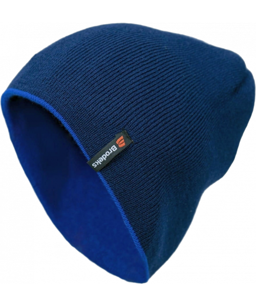 Шапка Brodeks Light Bicolor, тёмно-синий, синий