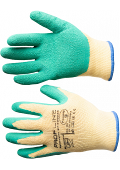 Перчатки ProfLineSpecialist полиэфирные с РЛ-покрытием, жёлтый