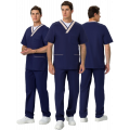 Костюм мужской MedLine Марк (тк.Смесовая,120), тёмно-синий, бежевый