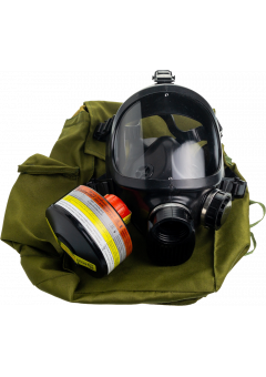 Противогаз промышленный Бриз-3301 (ППФ) А1В1Е1Р1 R D с маской ППМ-88