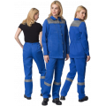 Костюм женский Веснис-1 СОП К (тк.Смесовая,210) брюки, васильковый, серый