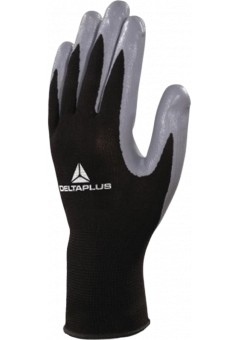 Перчатки DeltaPlus™ VE712GR (полиэстер+нитрил)