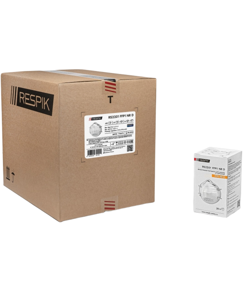 Респиратор чашеобразный Respik® RS2201 без клапана, FFP1 (20 шт)