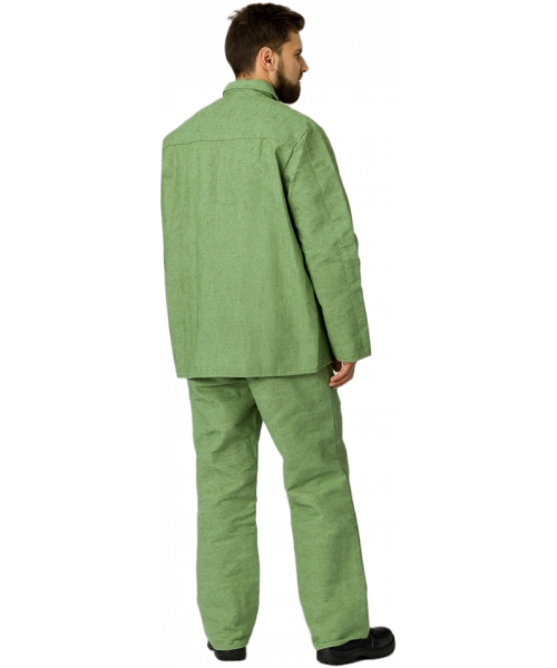Костюм сварщика мужской 1 кл. защиты (тк.Брезент, 480),хаки