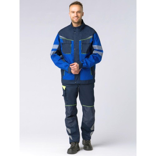 Куртка укороченная мужская PROFLINE SPECIALIST (тк.Смесовая,240), т.синий/васильковый Куртка укороченная мужская PROFLINE SPECIALIST (тк.Смесовая,240), т.синий/васильковый