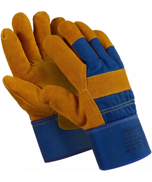 Перчатки Manipula Specialist® Сталкер Фрост (спилок/ткань+искусственный мех), SPL-73/WG-791