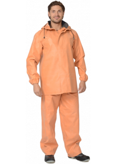 Костюм рыбака демисезонный (500 гр/м2) (тип Рокон-Букса) оранжевый