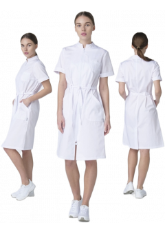 Халат женский Сансара-005 (тк.Смесовая,160) MedLine, белый