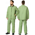 Костюм сварщика мужской усиленный 1 кл. защиты (тк.Брезент, 480), хаки