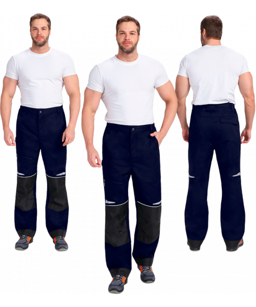 Брюки мужские ProfLineSpecialist (тк.Смесовая,240), тёмно-синий