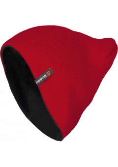 Шапка Brodeks Light Bicolor, красный, чёрный