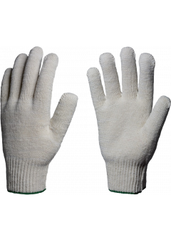 Перчатки ХБ 10кл. Стандарт 30-32гр. 116текс, белые