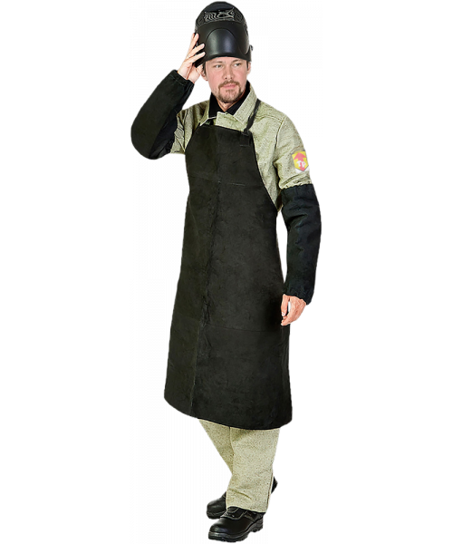 Нарукавники спилковые чёрные