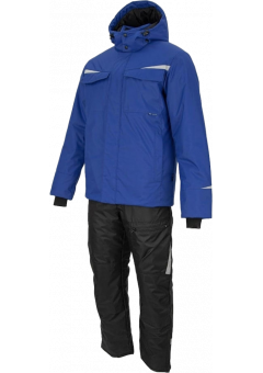 Костюм зимний мужской Brodeks KW603, куртка, брюки, синий, чёрный