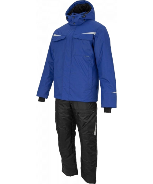 Костюм зимний мужской Brodeks KW603, куртка, брюки, синий, чёрный