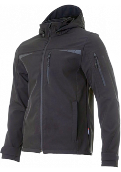 Куртка летняя мужская Софтшелл Brodeks KS207, чёрный