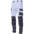 Брюки летние мужские Brodeks KS302, белый, серый